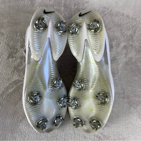 Nike Air Zoom Victory Tour 2 Men's Golf Shoes Size 8 White Gray Leather - Picture 10 of 11